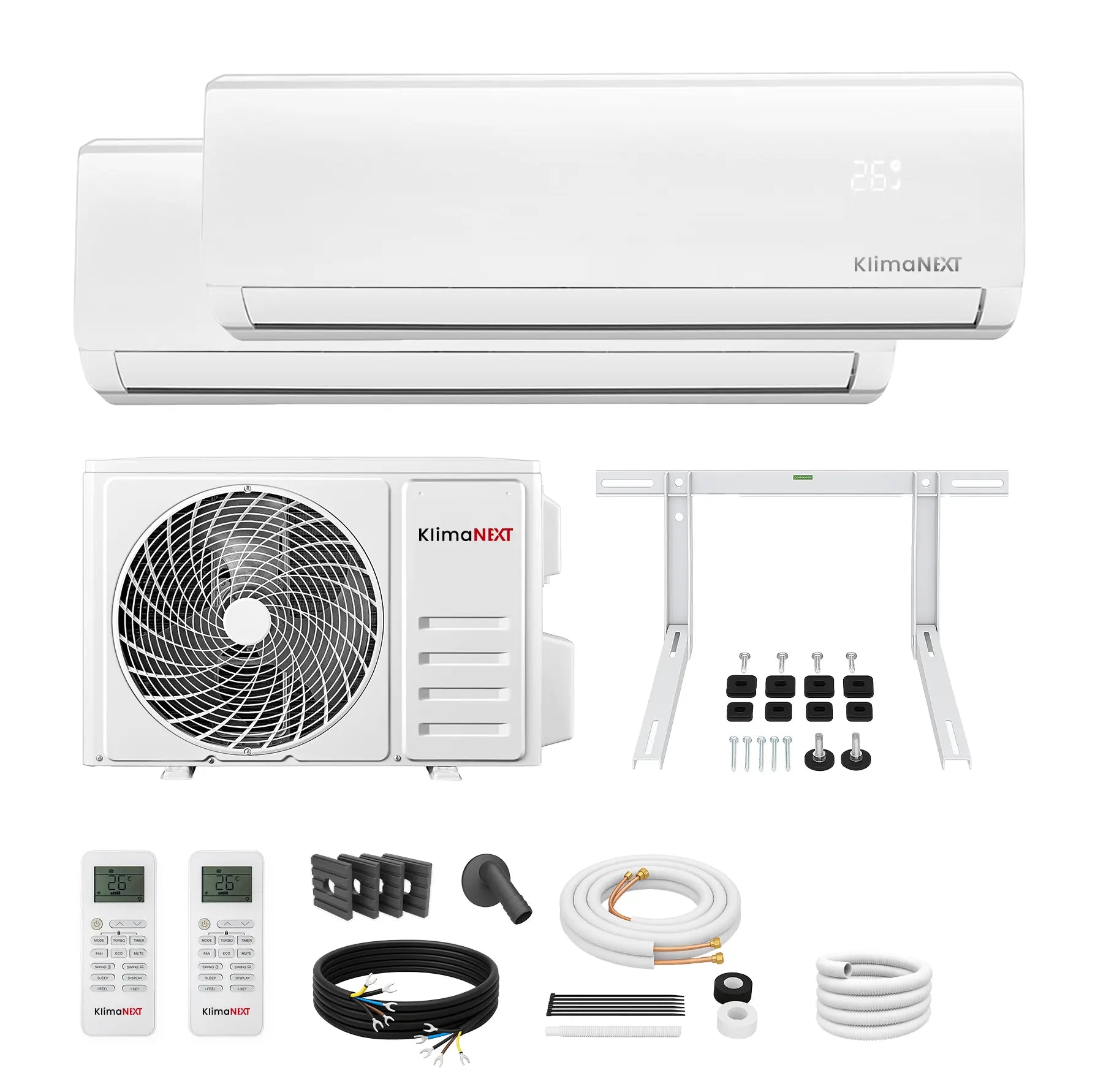 Klimanext Mutli2 iCool 1800X (5,1kW) Komplettset