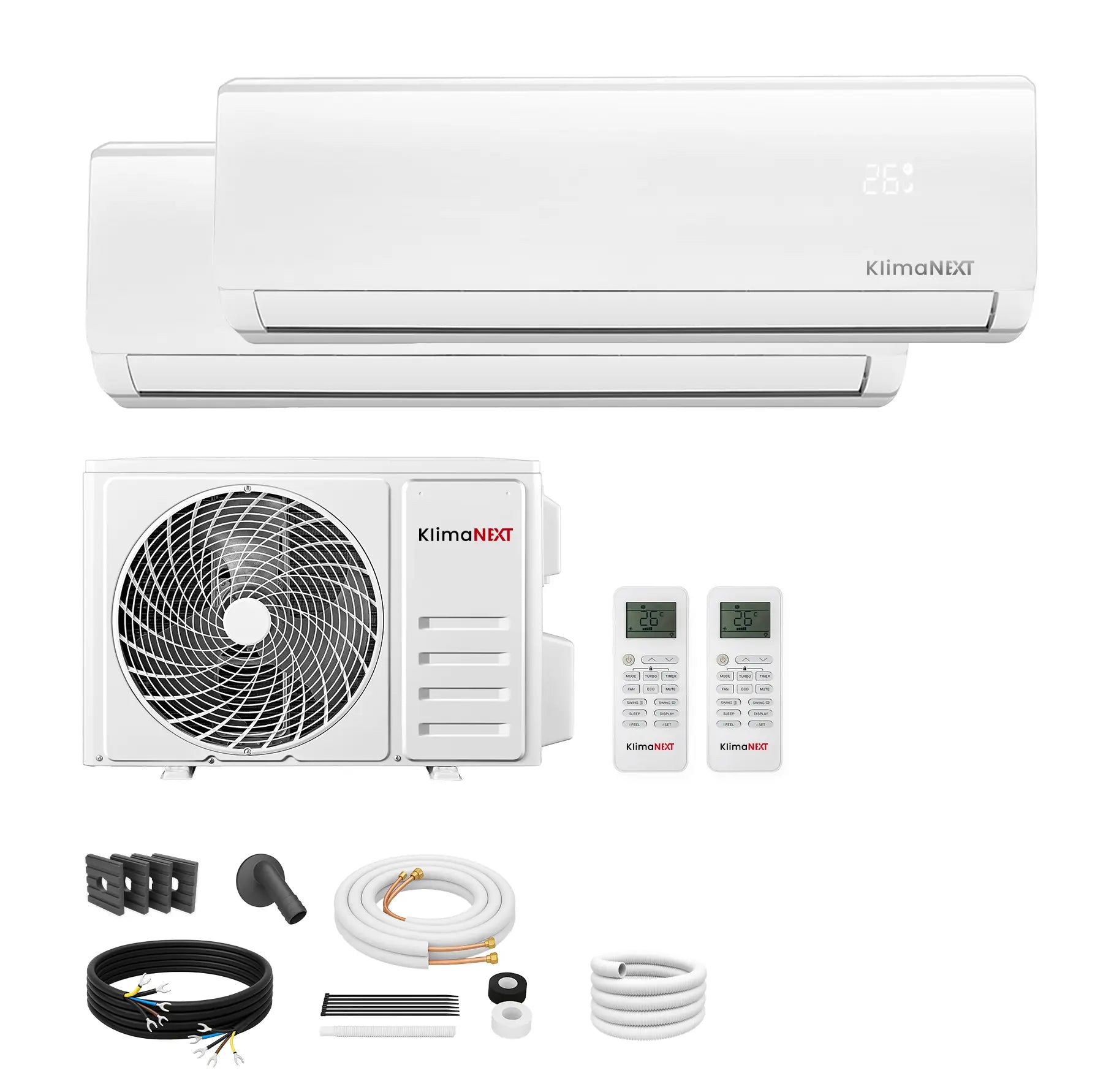 Klimanext Mutli2 iCool 1800X (5,1kW) Komplettset