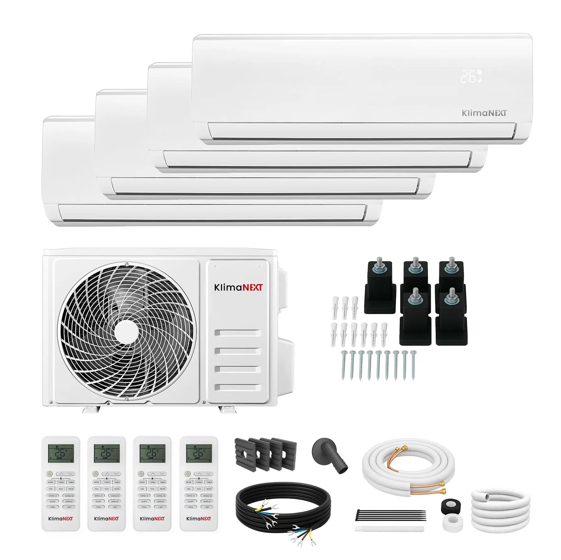 Klimanext Mutli4 iCool 3200X (9,1 kW) Komplettset
