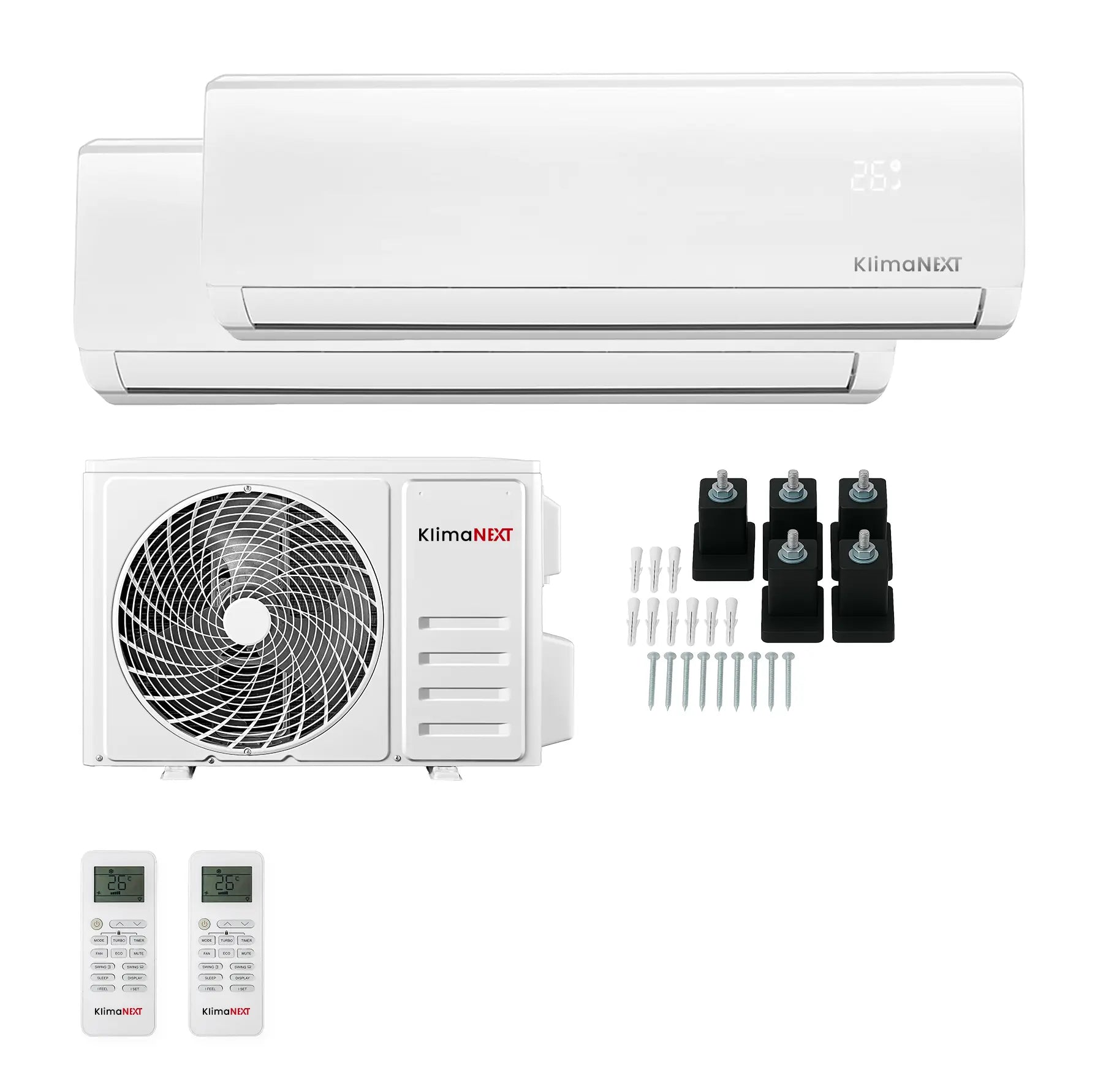 Klimanext Mutli2 iCool 1800X (5,1kW) Komplettset