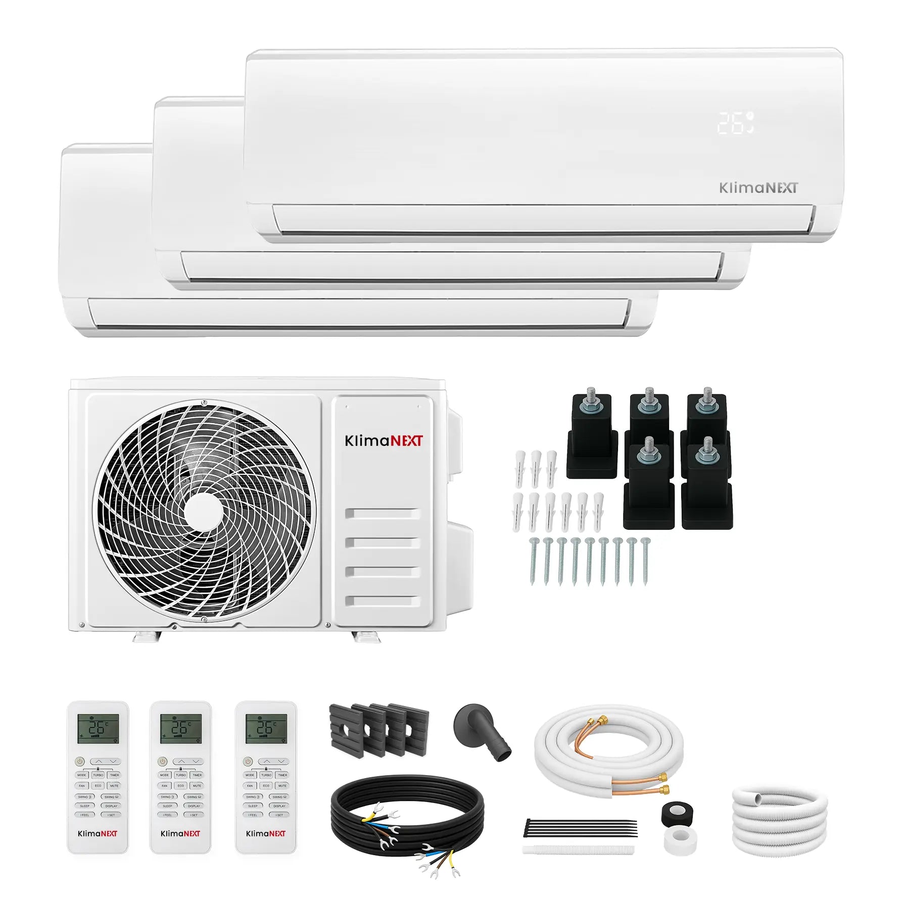 Klimanext Mutli3 iCool 2700X (7,9kW) Komplettset