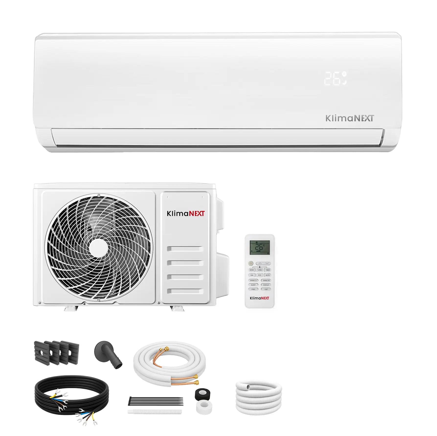 Klimanext iCool 900s (2,6kW) Komplettset